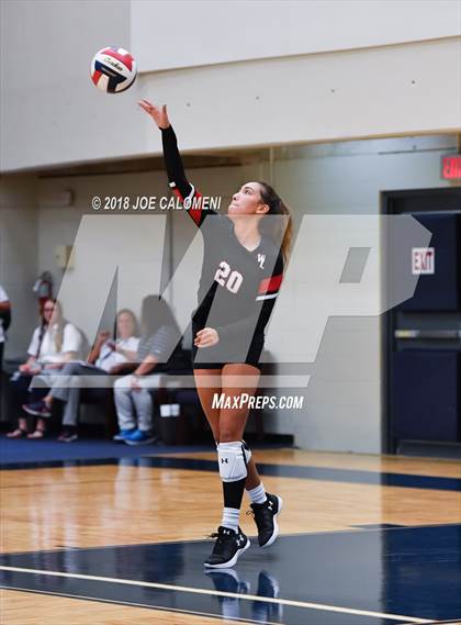 Thumbnail 1 in Churchill vs Alamo Heights (NISD Volleyball Tournament) photogallery.