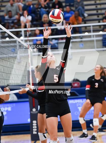 Thumbnail 2 in Churchill vs Alamo Heights (NISD Volleyball Tournament) photogallery.