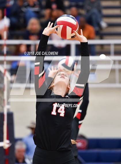 Thumbnail 1 in Churchill vs Alamo Heights (NISD Volleyball Tournament) photogallery.
