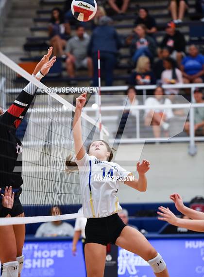 Thumbnail 2 in Churchill vs Alamo Heights (NISD Volleyball Tournament) photogallery.