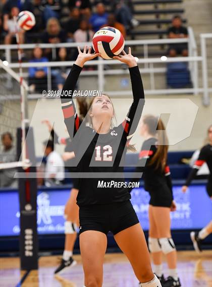 Thumbnail 1 in Churchill vs Alamo Heights (NISD Volleyball Tournament) photogallery.