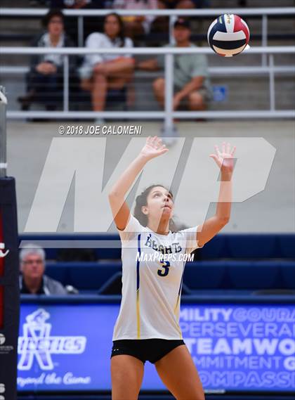 Thumbnail 1 in Churchill vs Alamo Heights (NISD Volleyball Tournament) photogallery.