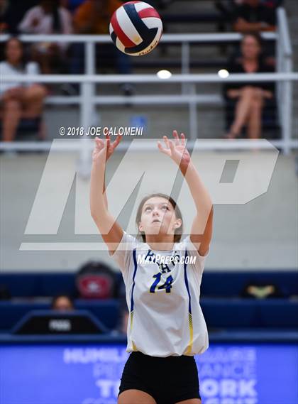 Thumbnail 2 in Churchill vs Alamo Heights (NISD Volleyball Tournament) photogallery.