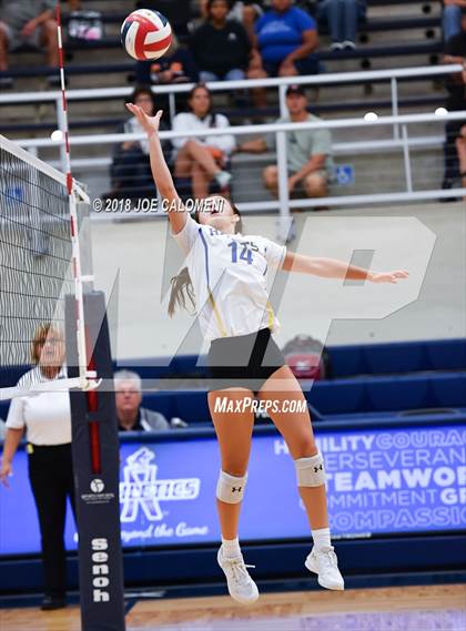 Thumbnail 2 in Churchill vs Alamo Heights (NISD Volleyball Tournament) photogallery.