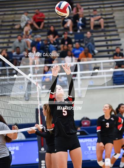 Thumbnail 3 in Churchill vs Alamo Heights (NISD Volleyball Tournament) photogallery.