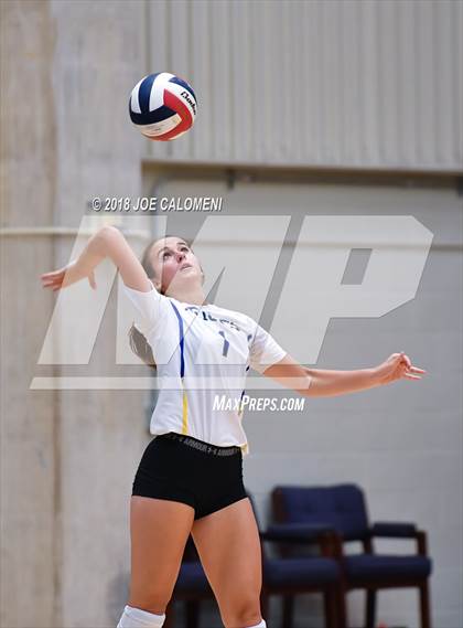 Thumbnail 2 in Churchill vs Alamo Heights (NISD Volleyball Tournament) photogallery.