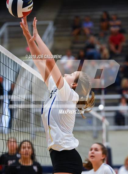 Thumbnail 1 in Churchill vs Alamo Heights (NISD Volleyball Tournament) photogallery.