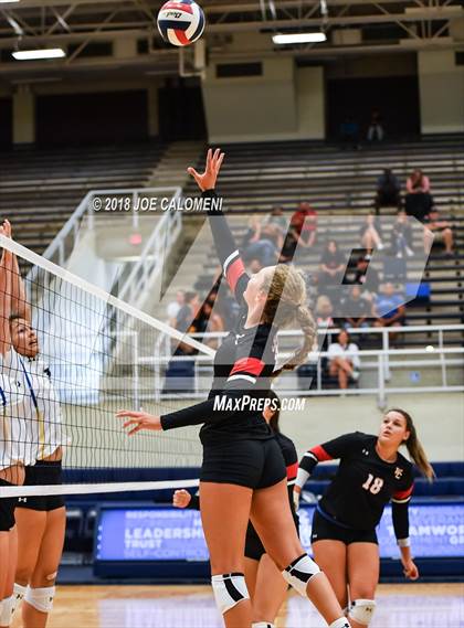 Thumbnail 1 in Churchill vs Alamo Heights (NISD Volleyball Tournament) photogallery.