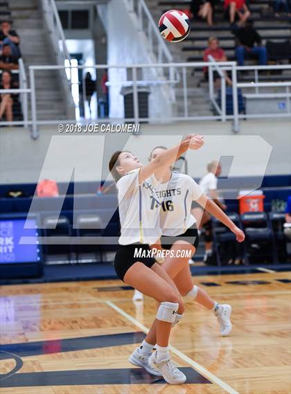 Thumbnail 2 in Churchill vs Alamo Heights (NISD Volleyball Tournament) photogallery.