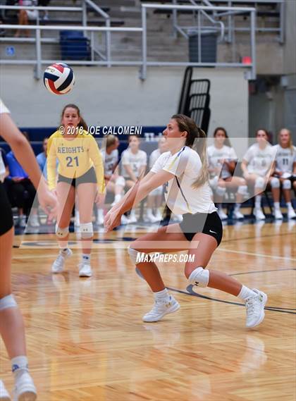 Thumbnail 3 in Churchill vs Alamo Heights (NISD Volleyball Tournament) photogallery.