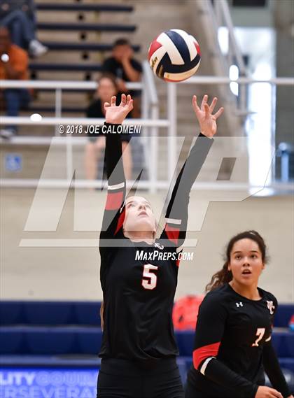 Thumbnail 3 in Churchill vs Alamo Heights (NISD Volleyball Tournament) photogallery.