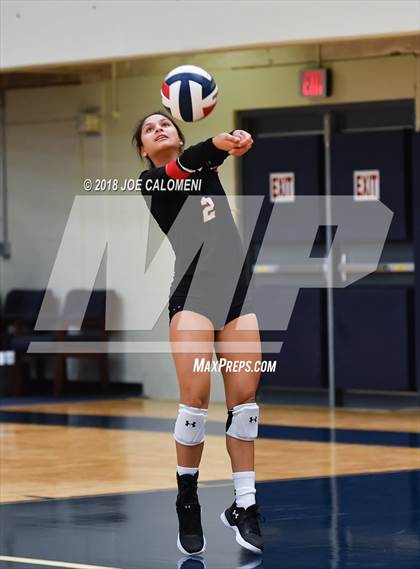 Thumbnail 1 in Churchill vs Alamo Heights (NISD Volleyball Tournament) photogallery.