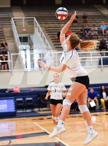 Thumbnail 1 in Churchill vs Alamo Heights (NISD Volleyball Tournament) photogallery.