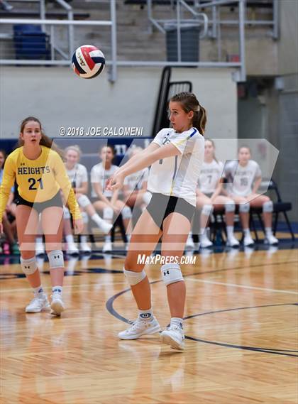 Thumbnail 3 in Churchill vs Alamo Heights (NISD Volleyball Tournament) photogallery.