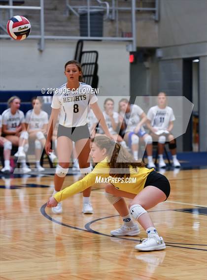 Thumbnail 3 in Churchill vs Alamo Heights (NISD Volleyball Tournament) photogallery.