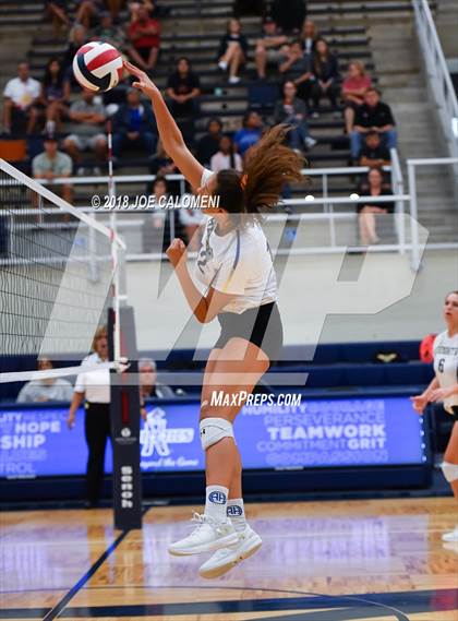 Thumbnail 1 in Churchill vs Alamo Heights (NISD Volleyball Tournament) photogallery.