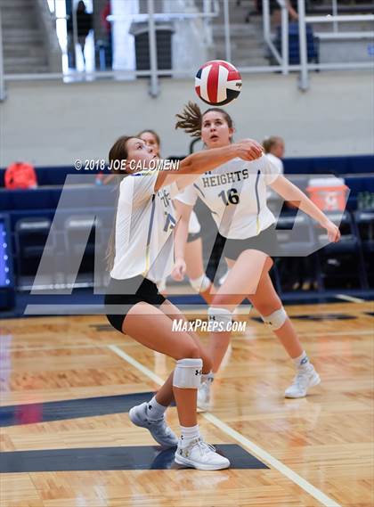 Thumbnail 1 in Churchill vs Alamo Heights (NISD Volleyball Tournament) photogallery.