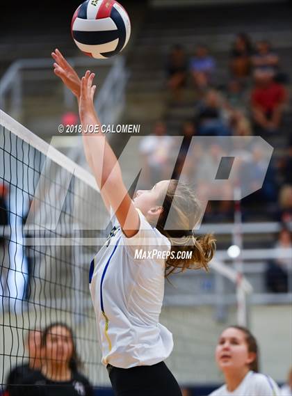 Thumbnail 2 in Churchill vs Alamo Heights (NISD Volleyball Tournament) photogallery.