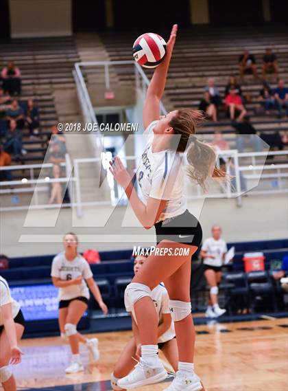 Thumbnail 3 in Churchill vs Alamo Heights (NISD Volleyball Tournament) photogallery.