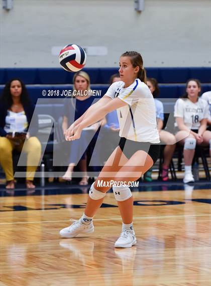 Thumbnail 1 in Churchill vs Alamo Heights (NISD Volleyball Tournament) photogallery.