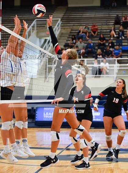 Thumbnail 3 in Churchill vs Alamo Heights (NISD Volleyball Tournament) photogallery.