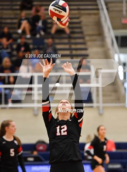Thumbnail 3 in Churchill vs Alamo Heights (NISD Volleyball Tournament) photogallery.