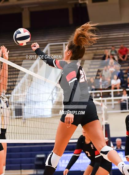 Thumbnail 1 in Churchill vs Alamo Heights (NISD Volleyball Tournament) photogallery.