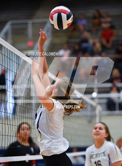 Thumbnail 3 in Churchill vs Alamo Heights (NISD Volleyball Tournament) photogallery.