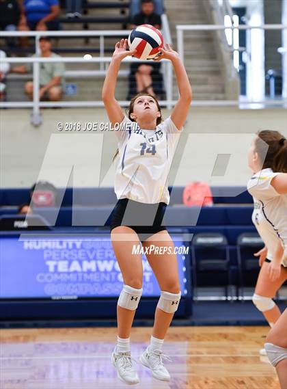 Thumbnail 1 in Churchill vs Alamo Heights (NISD Volleyball Tournament) photogallery.