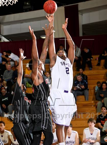 Thumbnail 2 in Gonzaga vs. Chester (Spalding Hoophall Classic) photogallery.
