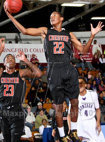 Thumbnail 2 in Gonzaga vs. Chester (Spalding Hoophall Classic) photogallery.