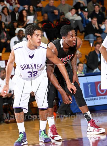 Thumbnail 1 in Gonzaga vs. Chester (Spalding Hoophall Classic) photogallery.