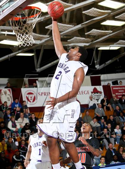 Thumbnail 2 in Gonzaga vs. Chester (Spalding Hoophall Classic) photogallery.