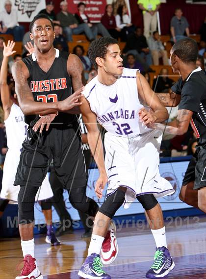 Thumbnail 3 in Gonzaga vs. Chester (Spalding Hoophall Classic) photogallery.
