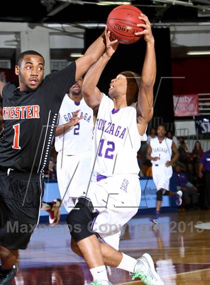 Thumbnail 1 in Gonzaga vs. Chester (Spalding Hoophall Classic) photogallery.