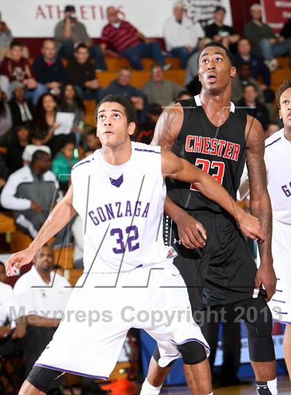 Thumbnail 2 in Gonzaga vs. Chester (Spalding Hoophall Classic) photogallery.