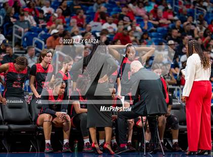 Thumbnail 3 in Wagner vs Liberty (UIL 5A Basketball State Semifinal) photogallery.