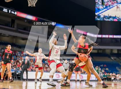 Thumbnail 1 in Wagner vs Liberty (UIL 5A Basketball State Semifinal) photogallery.
