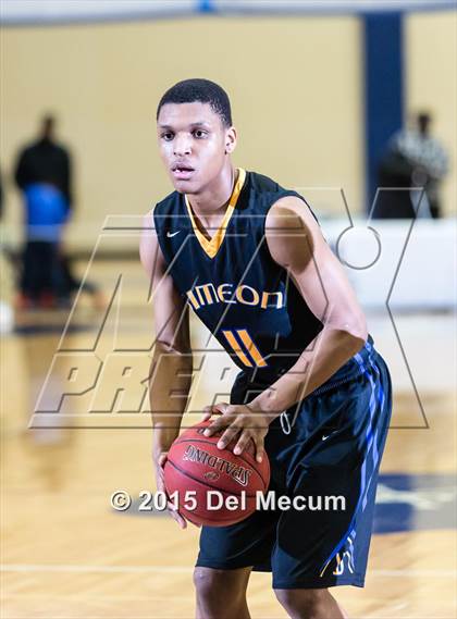 Thumbnail 3 in Simeon vs. Berkeley Prep photogallery.