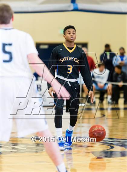 Thumbnail 1 in Simeon vs. Berkeley Prep photogallery.