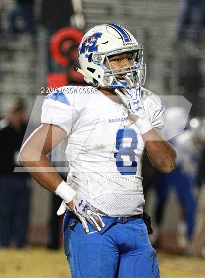 Thumbnail 1 in Tullahoma vs. Marshall County (TSSAA Division I 4A 2nd Round Playoff) photogallery.