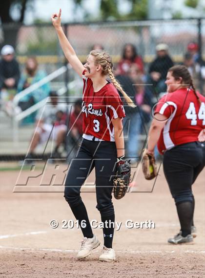 Thumbnail 3 in Rio Vista vs. Big Valley Christian (CIF SJS D7 Final) photogallery.
