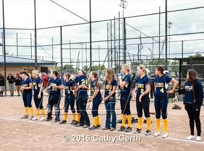 Thumbnail 2 in Rio Vista vs. Big Valley Christian (CIF SJS D7 Final) photogallery.