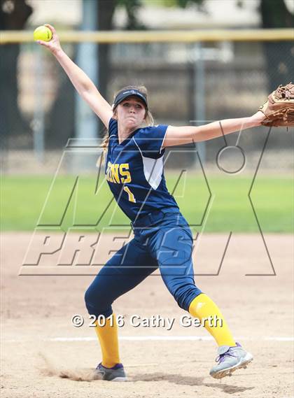 Thumbnail 2 in Rio Vista vs. Big Valley Christian (CIF SJS D7 Final) photogallery.