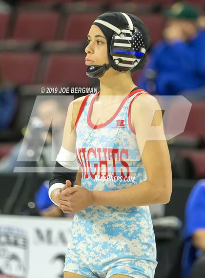 Thumbnail 1 in CIF State Girls Wrestling Championships (Championship Round 1) photogallery.