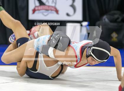Thumbnail 2 in CIF State Girls Wrestling Championships (Championship Round 1) photogallery.