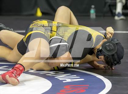 Thumbnail 1 in CIF State Girls Wrestling Championships (Championship Round 1) photogallery.