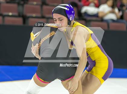 Thumbnail 1 in CIF State Girls Wrestling Championships (Championship Round 1) photogallery.