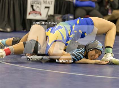 Thumbnail 2 in CIF State Girls Wrestling Championships (Championship Round 1) photogallery.