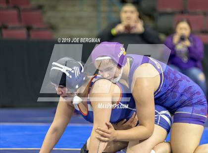 Thumbnail 1 in CIF State Girls Wrestling Championships (Championship Round 1) photogallery.